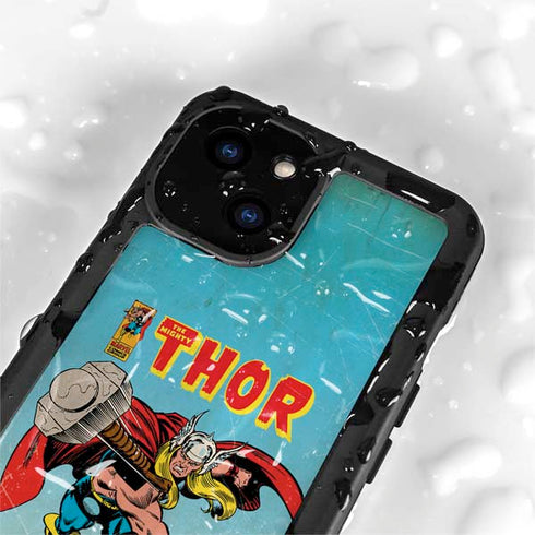Marvel Classic Comics The Mighty Thor iPhone 15 Waterproof Case